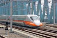 China Taiwan High Speed Rail Taiwan High Speed Rail At Tainan Stock Image