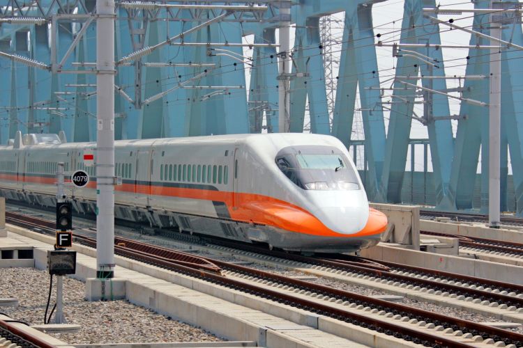 China Taiwan High Speed Rail Taiwan High Speed Rail At Tainan Stock Image