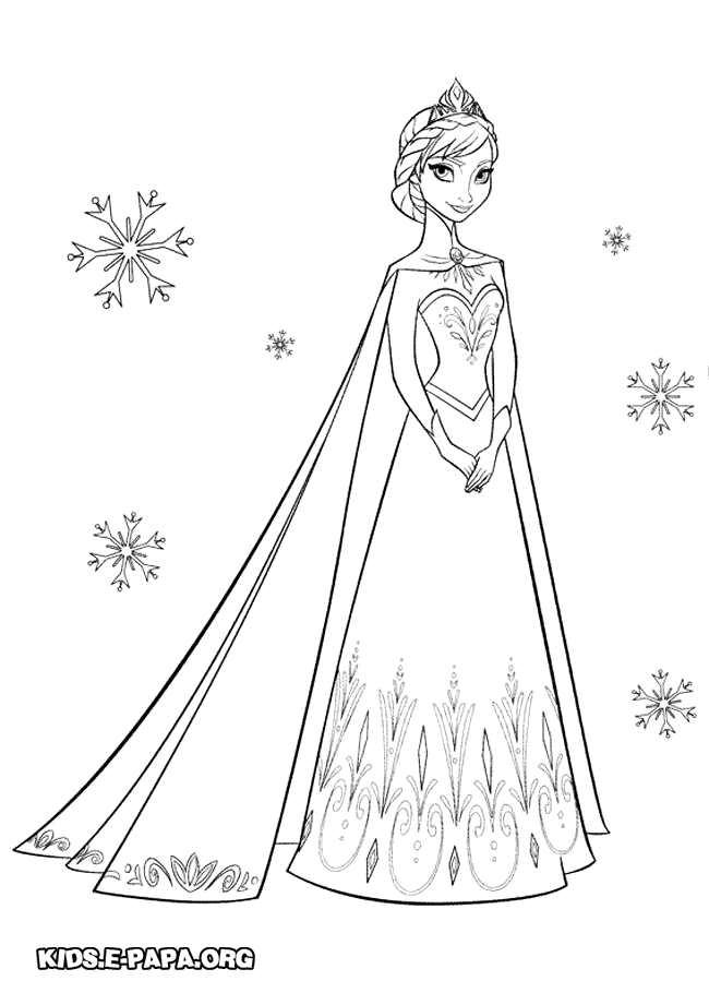ausmalbilder elsa zum ausdrucken