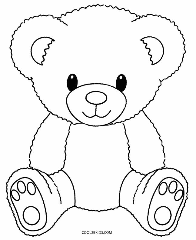 ausmalbilder teddybär mit herz