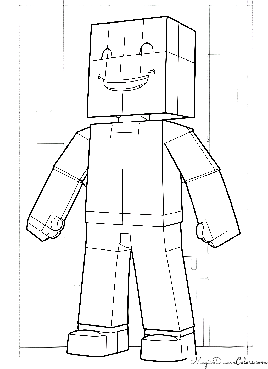 ausmalbilder roblox lami