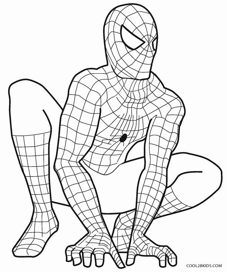 ausmalbilder spidermann