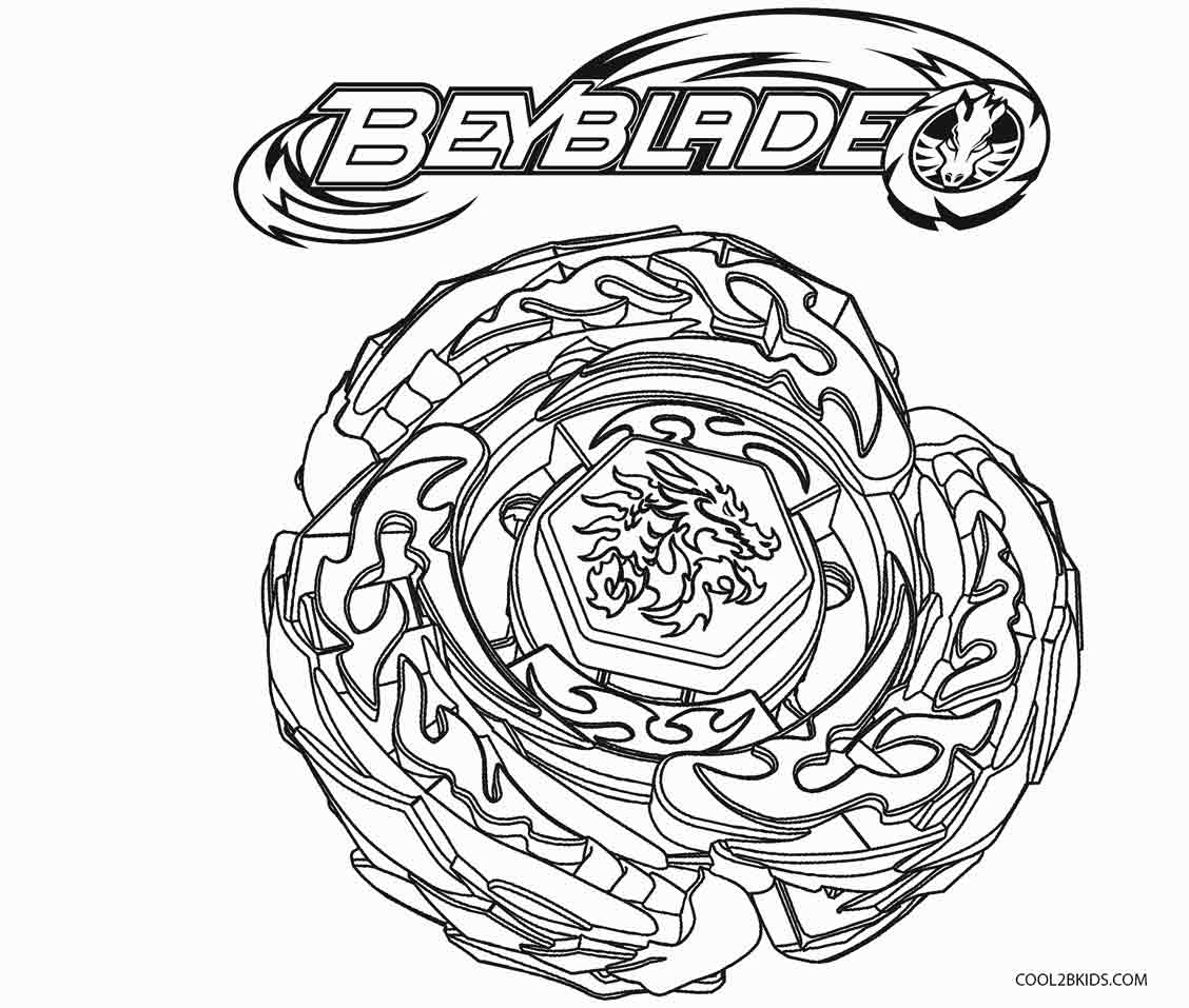 ausmalbilder beyblade
