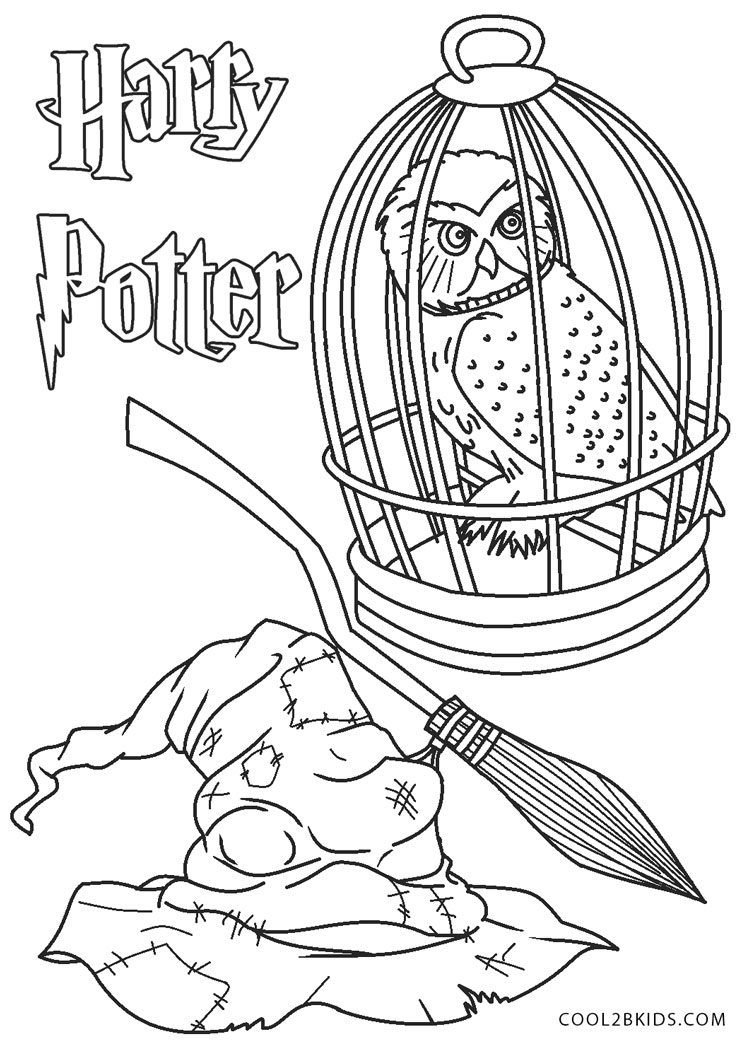 ausmalbilder von harry potter