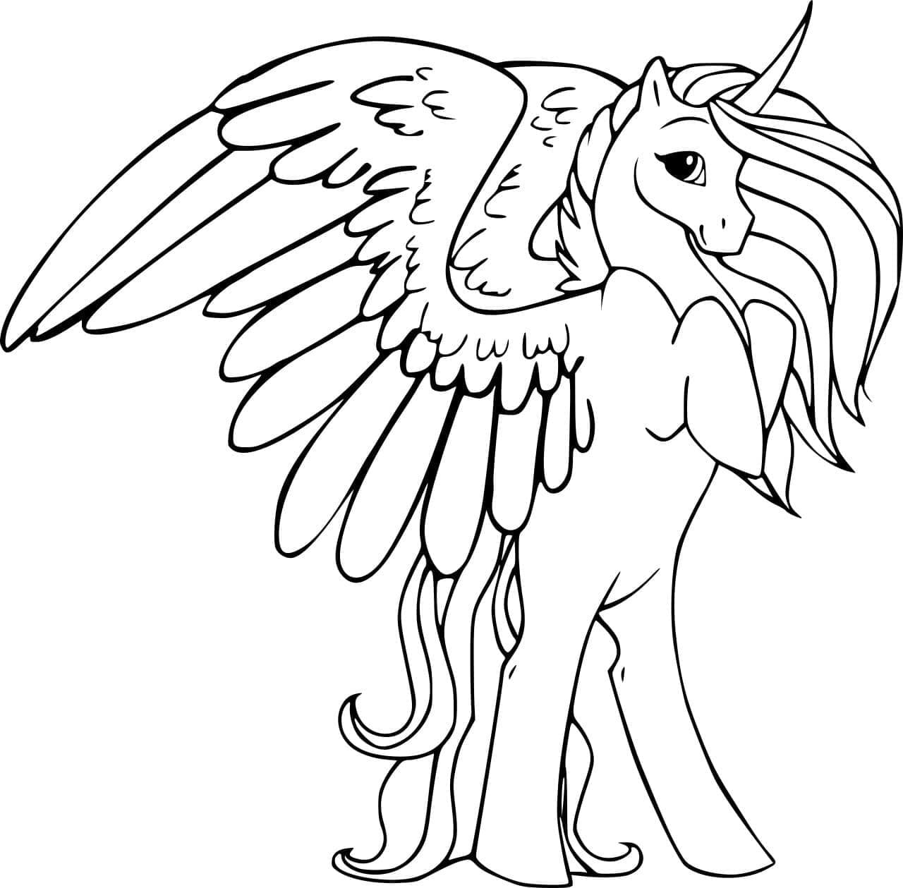 ausmalbilder pegasus