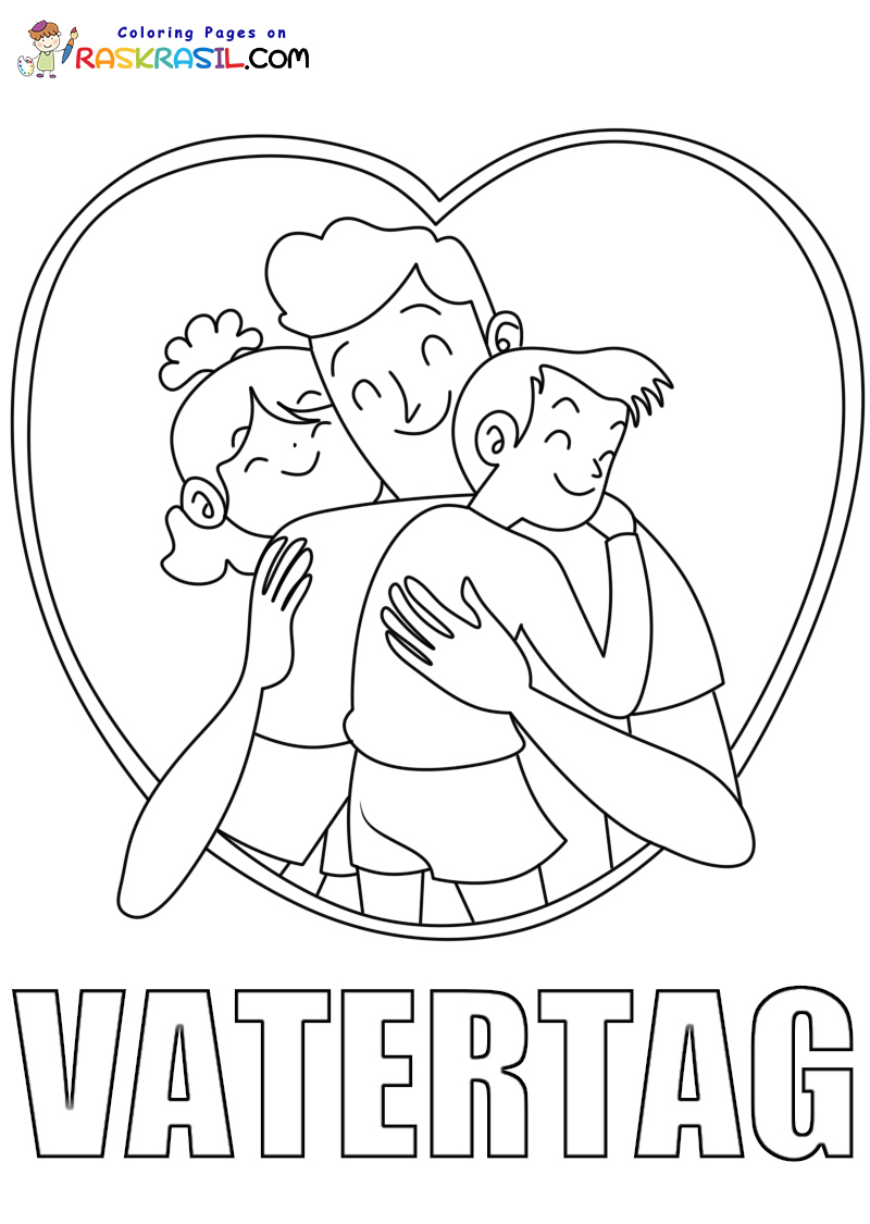 ausmalbilder vatertag kostenlos