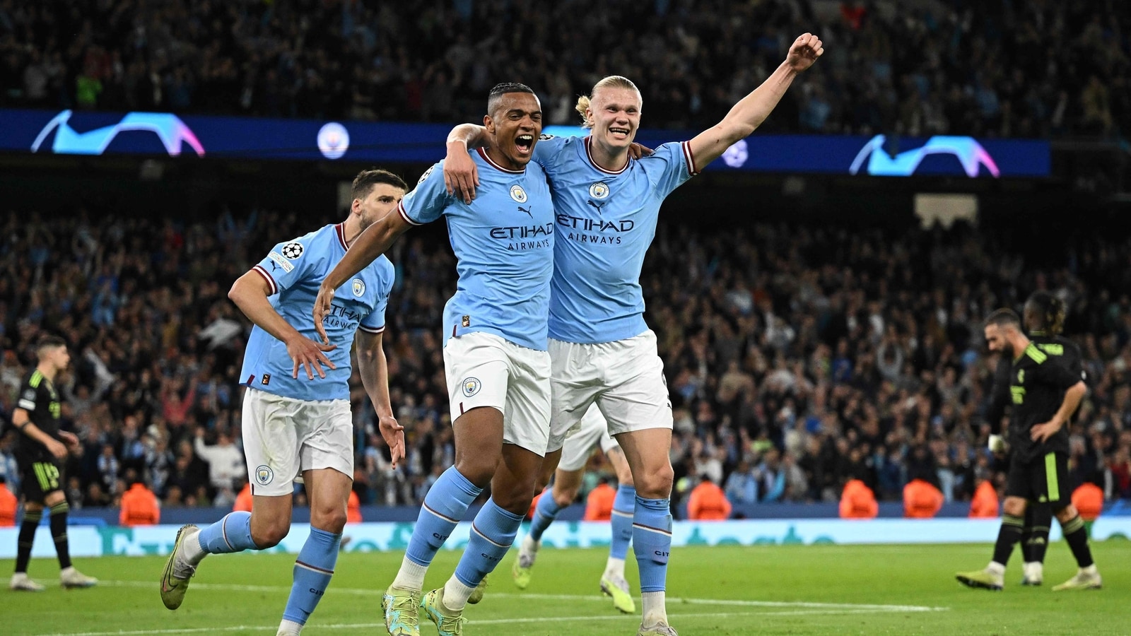 Manchester City beat Real Madrid 4-0 to advance to Champions League