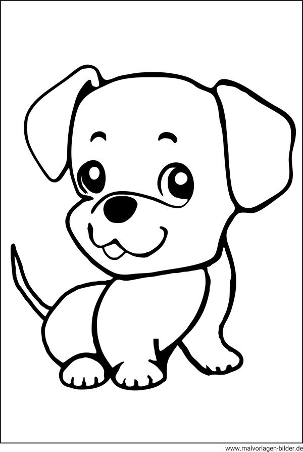 ausmalbilder hund zum ausdrucken