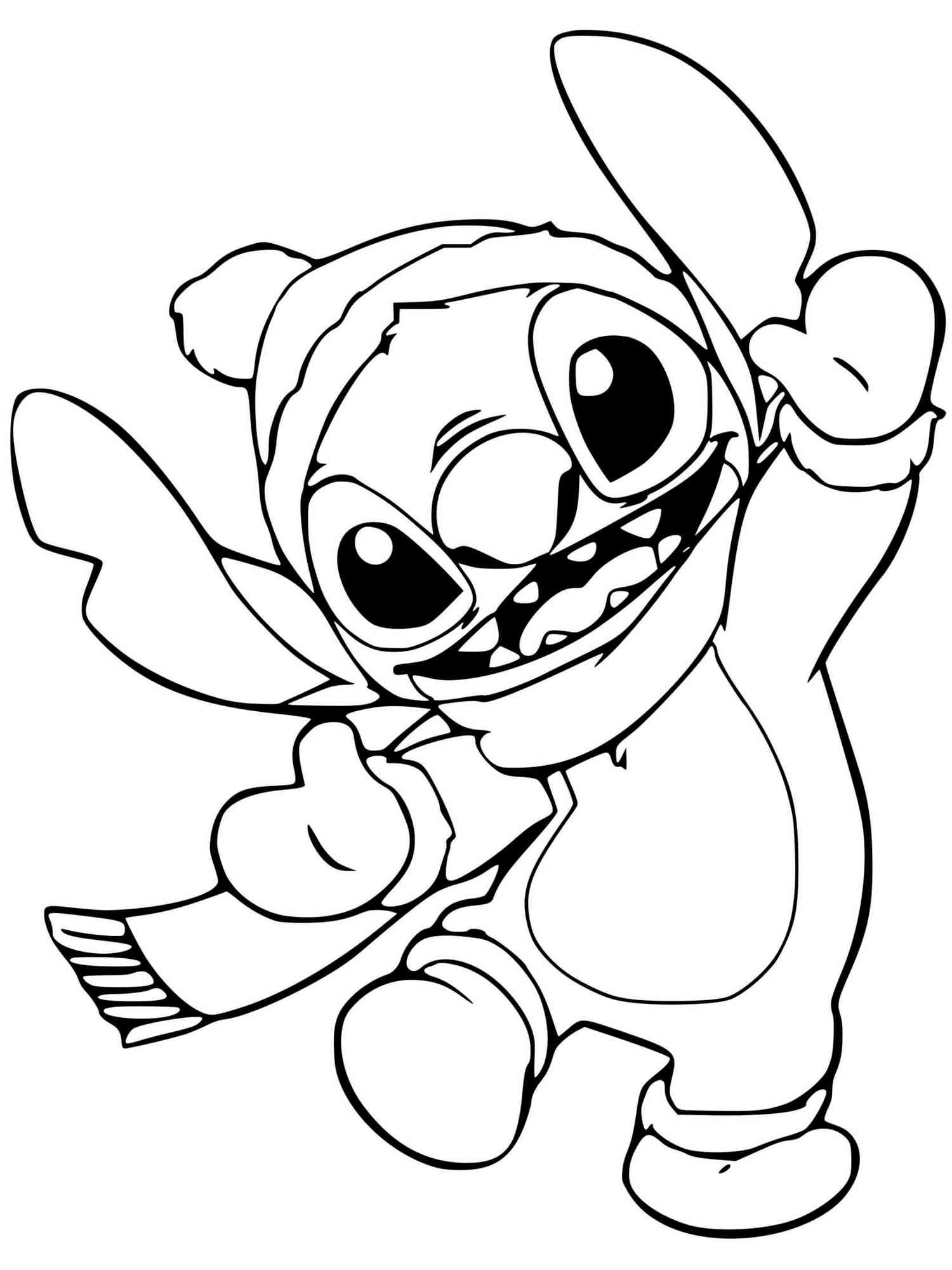süß ausmalbilder stitch