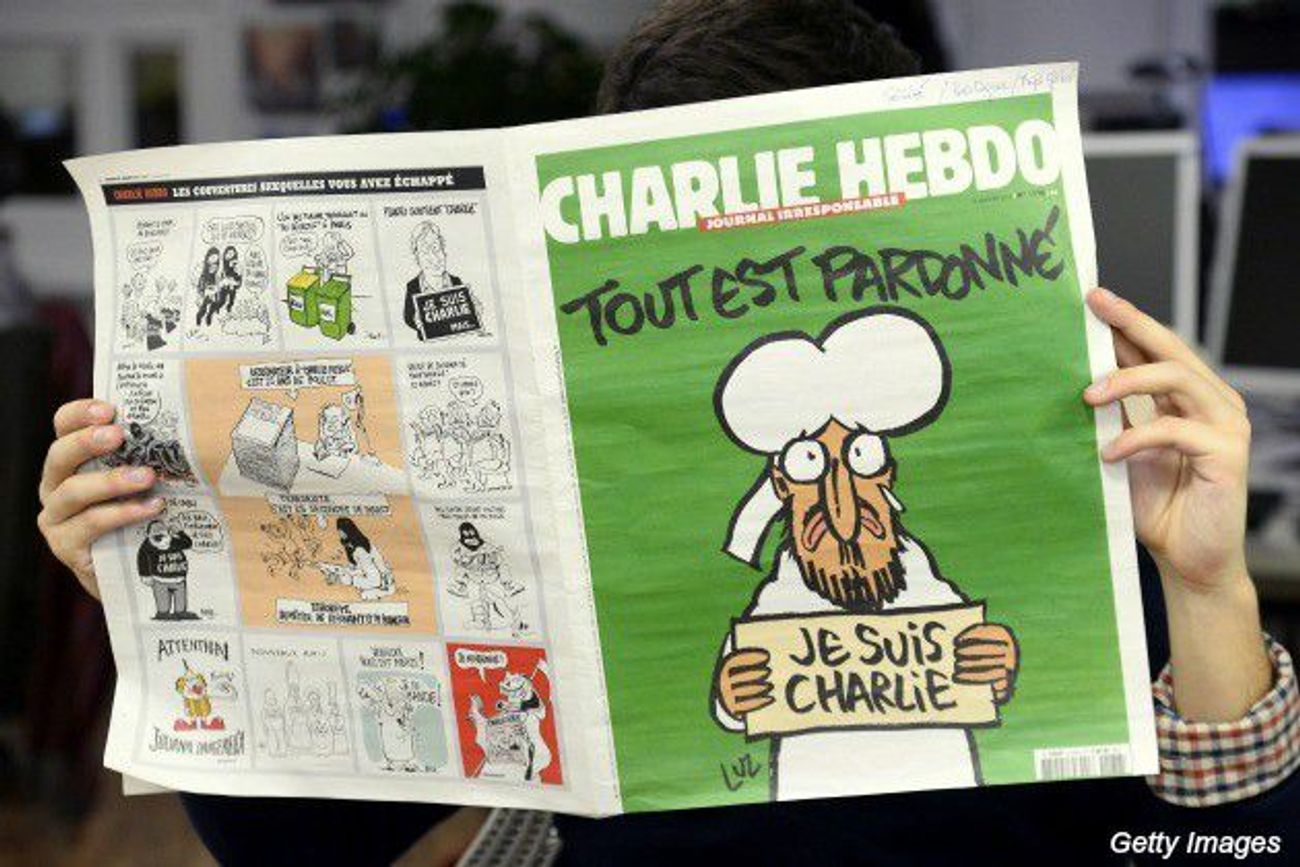 Hamas Blasts New Muhammed Cartoon on Charlie Hebdo Cover as 'Zionist