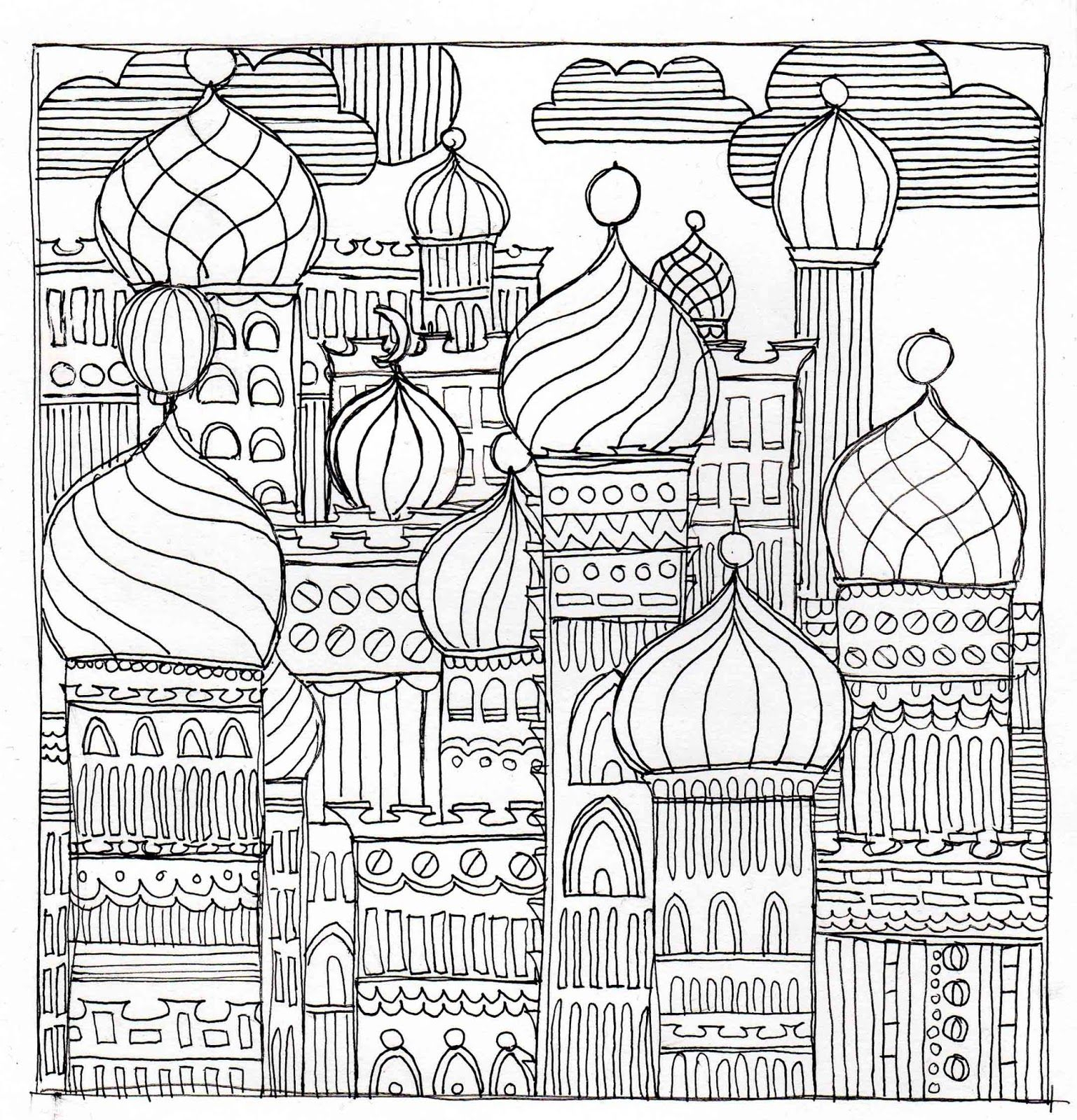 Ausmalbilder Hundertwasser