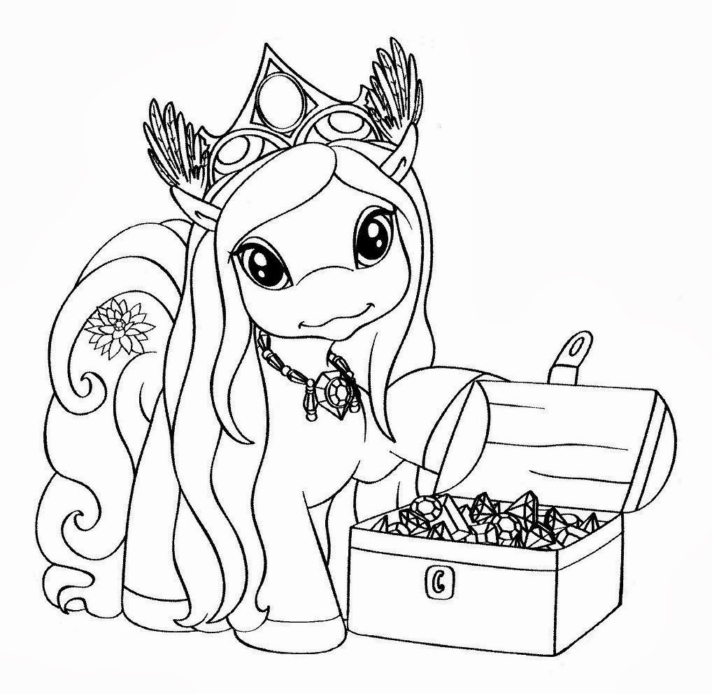 Ausmalbilder Filly Pferde