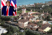 Donald Trump Mar Lago Palm Beach Melania Trump's Ball Dress: A Night Of Glamour And Exquisite Design!