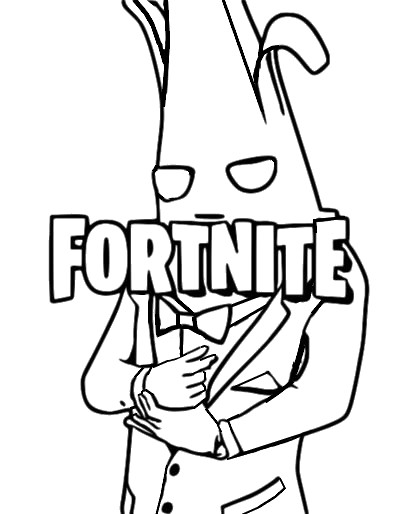 Fortnite Ausmalbilder Banane