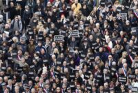 Paris Match Charlie Hebdo Paris Shootings: Crowds Join 'unity' March For Charlie Hebdo Attacks