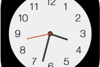 Apple Iphone Clock Icon Iphone Clock Icon