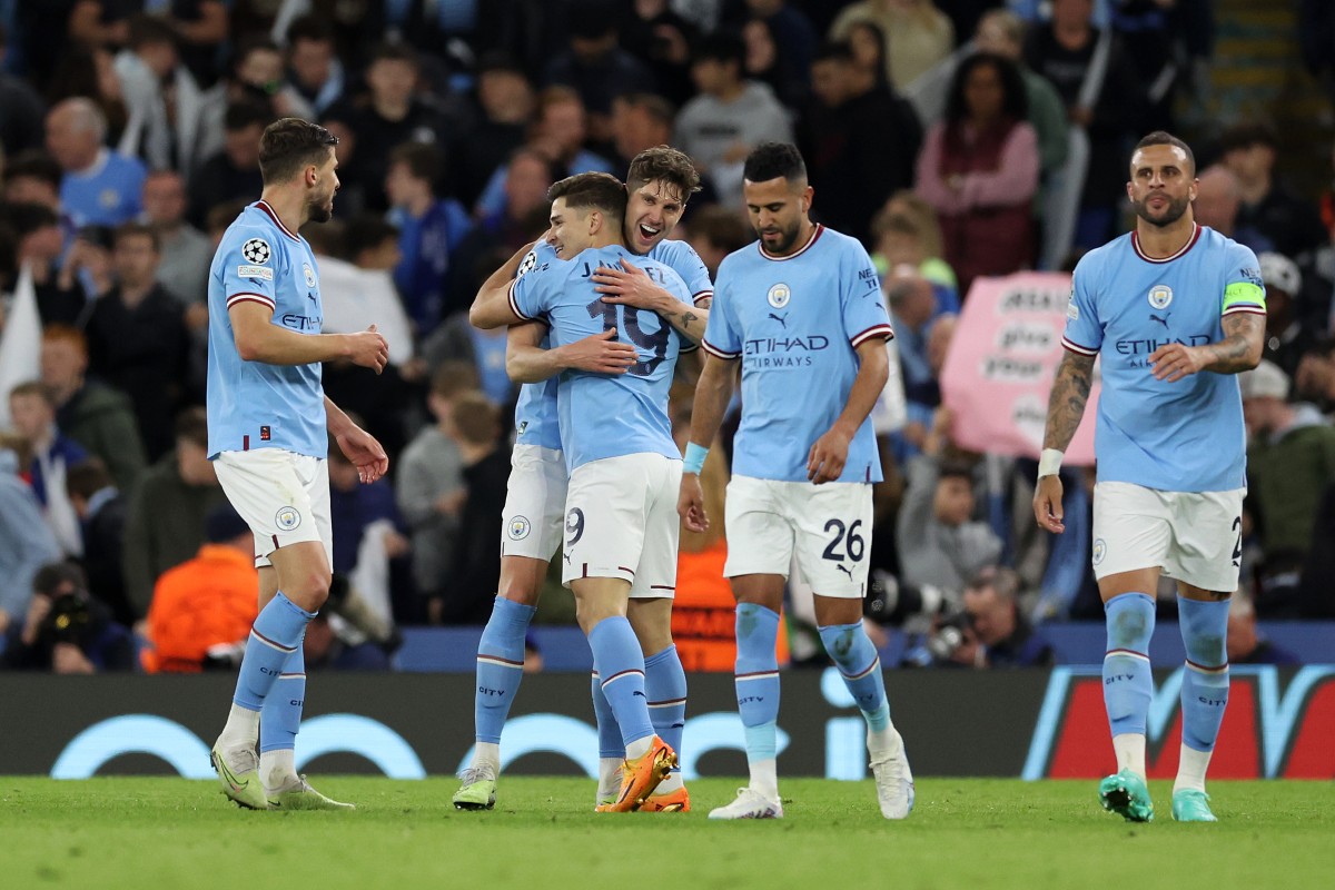 Man City Beat Real Madrid Manchester Beat Bernabeu Madrid Fight Real City Back Fourfourtwo