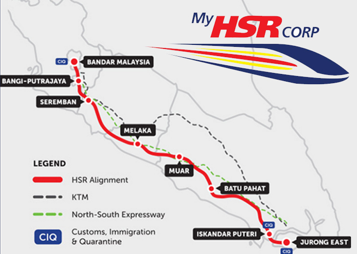 Kuala Lumpur-Singapore High Speed Rail PDPs selected - The Tunnelling
