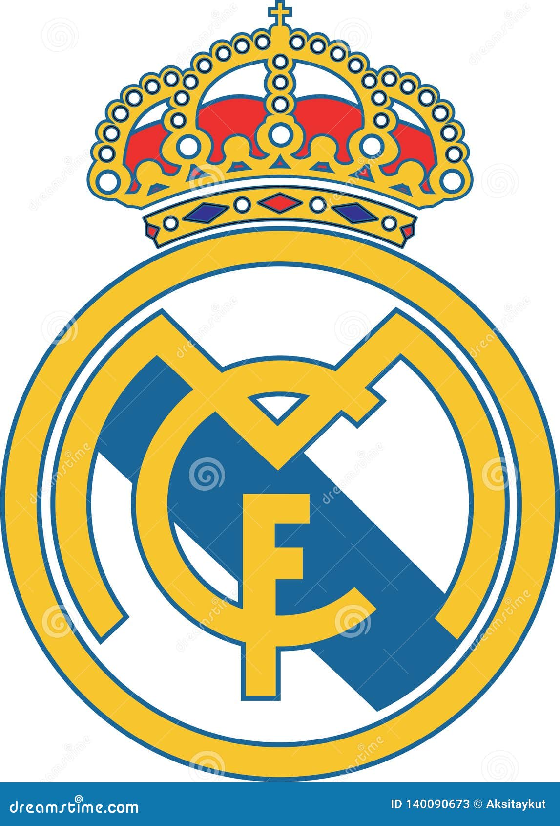 Real Madrid Logo Drawing Real Madrid C.f. Wall Decal Sticker Png