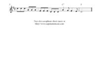 Alto Saxophone Sheet Music Musescore Alto Saxophone