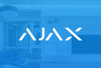 Ajax Alarm Logo Ajax Hub2 Alarm System In White