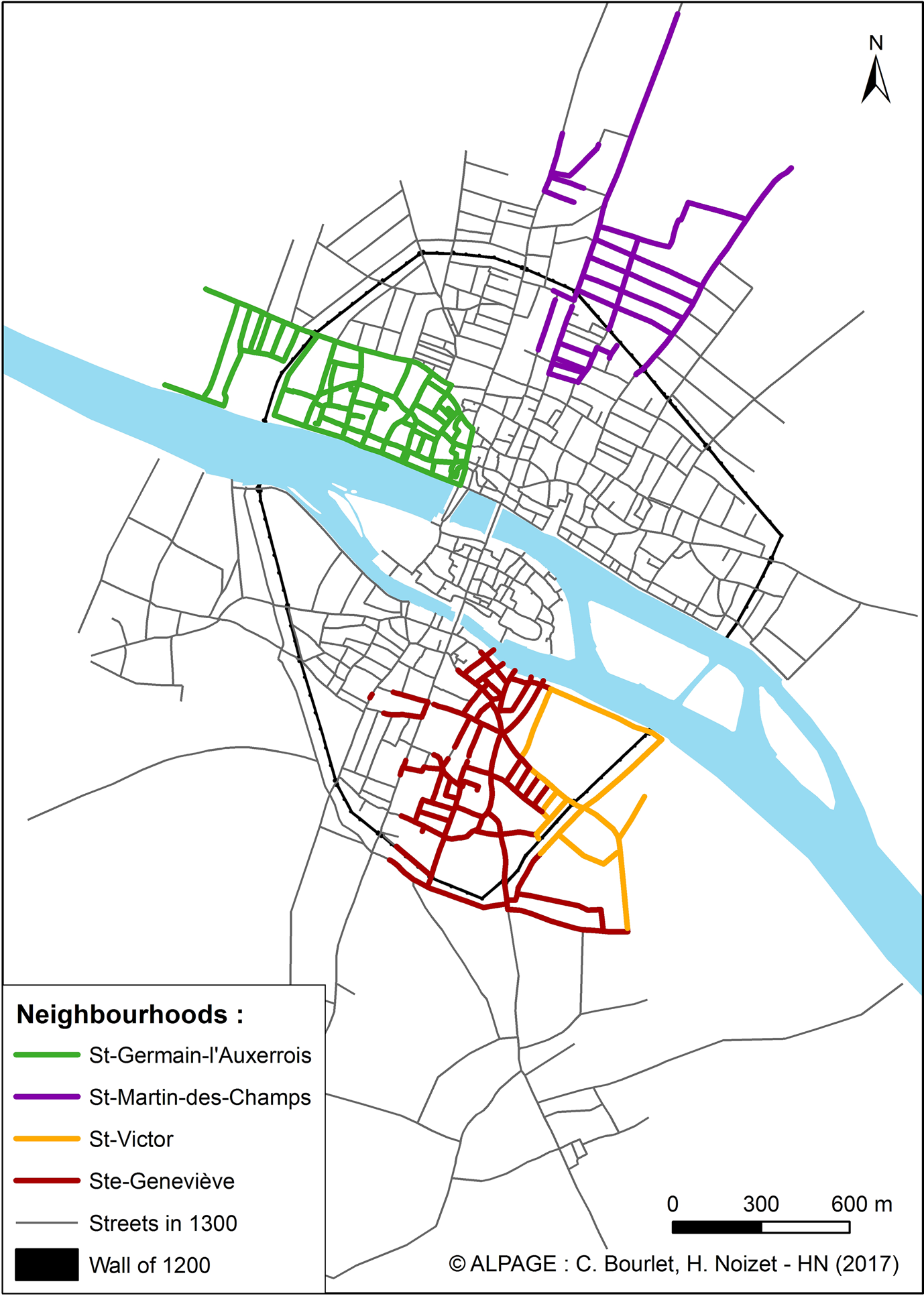 Urban Plan Of Paris Paris Projet N°19-20