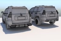 Land Cruiser Prado 9.5 Full Modification Prado Cruiser Land Toyota Modified Twilight Dunes Culver Cove Bay Tag Point Long
