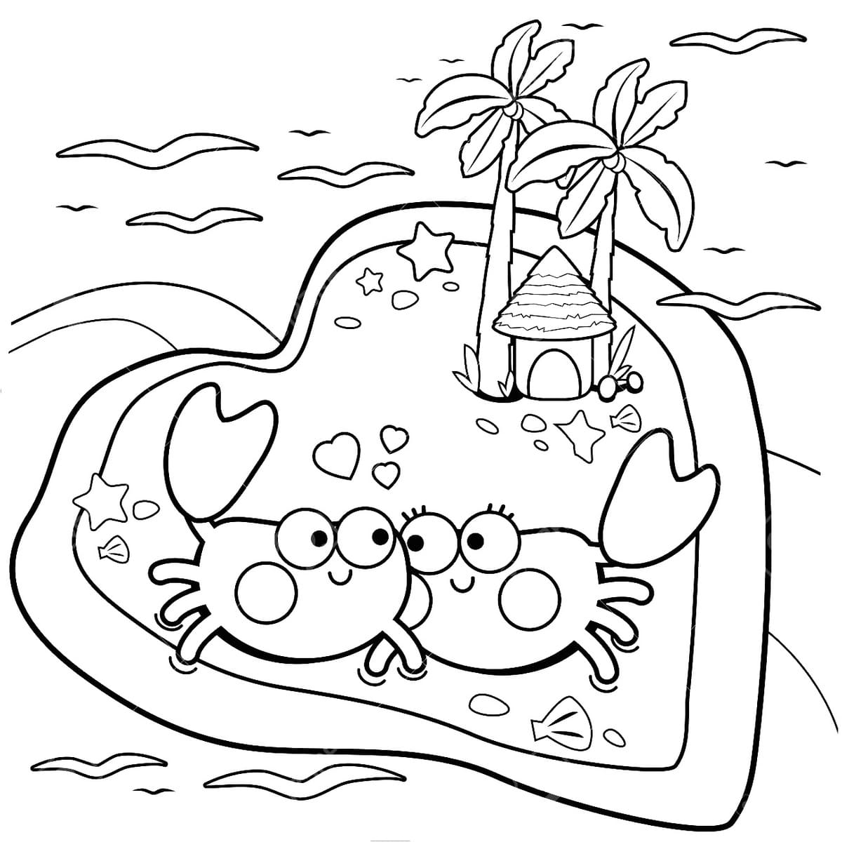 ausmalbilder sommer einfach