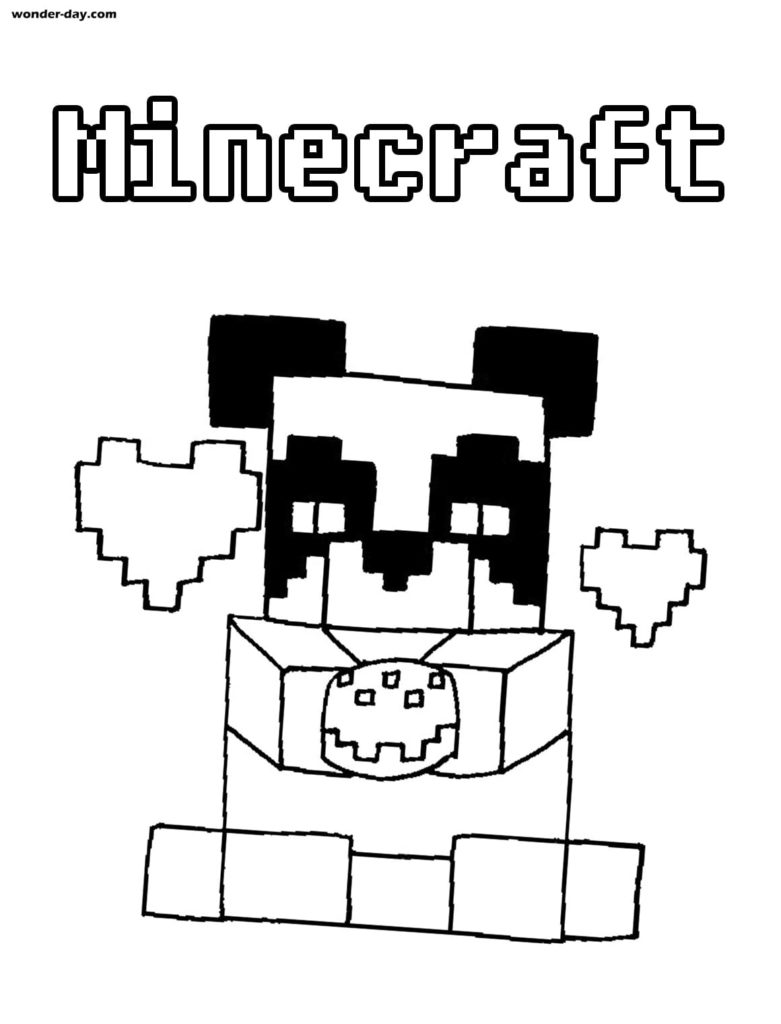 ausmalbilder lego minecraft