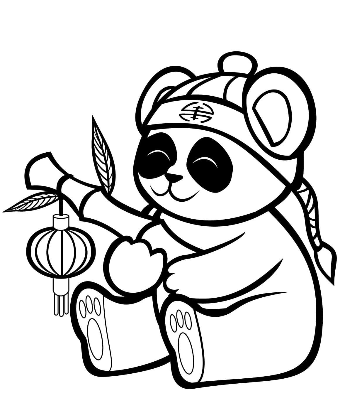 ausmalbilder pandabär