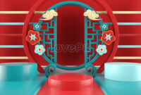 Wooden Board Background Booth Exhibition Booth Backdrop