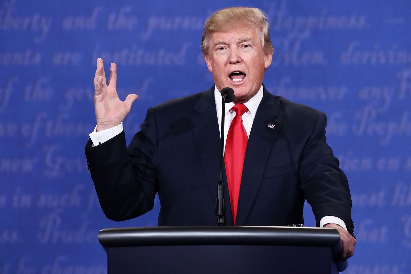 Donald Trump Fist Gesture Premiers Concerned Over Rising Political Anger