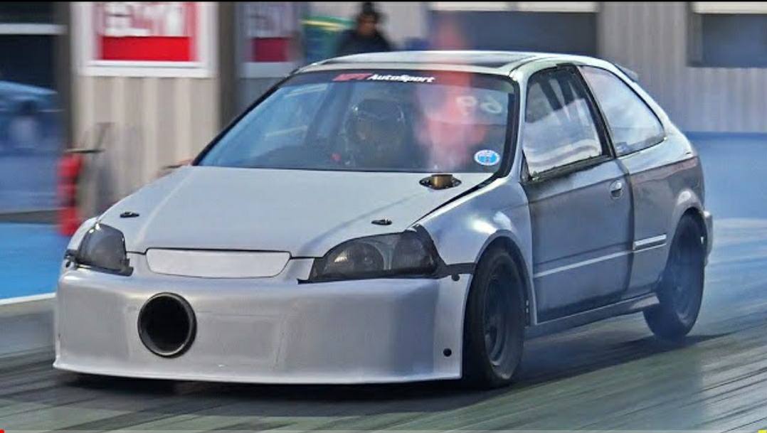 Honda Civic Hatchback Race Car Ténylegjo A Honda Type R – Ferrari