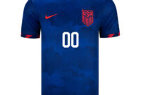 Usmnt Blue Jersey Weston Mckennie Usa Usmnt 2022 World Cup Qatar Stadium Blue Away Soccer
