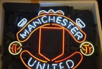 Man City Neon Logo Manchester United Led Neon Sign