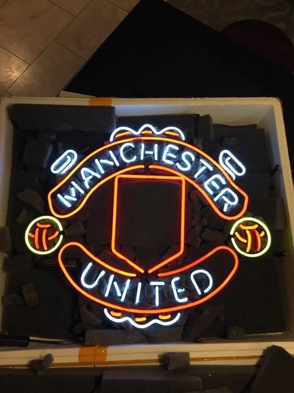 Man City Neon Logo Manchester United Led Neon Sign