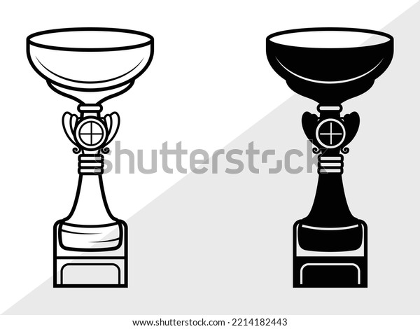 Award Trophy Svg Printable Vector Illustration Stock Vector (Royalty Award Trophy Svg Printable Vector Illustration Stock Vector (Royalty