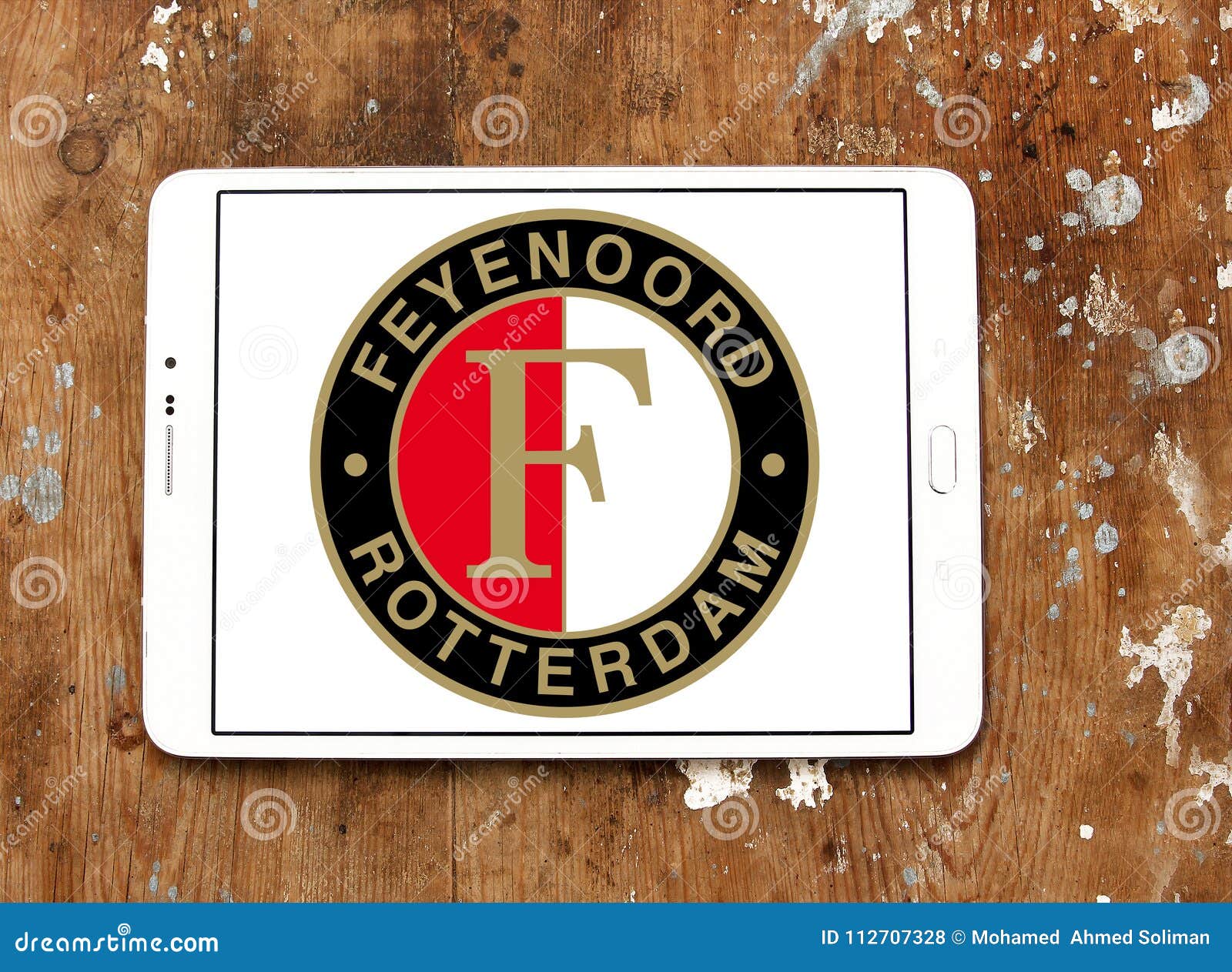 Feyenoord Rotterdam Kuip Feyenoord Rotterdam Stadion Luchtfoto Beste Muur Stelt Maas Groot Lucht Zuid