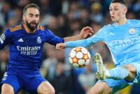 Real Madrid Manchester City Champions League Real Madrid Vs Manchester City 1-2