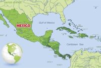 Mexico Vs Honduras 4-0 – Country map of mexico with surrounding borders 20581543 vector art at