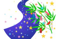 Jogo Do Flamengo Mundial – 商用フリー・無料イラスト_七夕飾り_短冊_天の川_七月_july_tanabata038