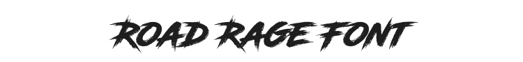  Road Rage Font Download - Fonts4Free Illustration 