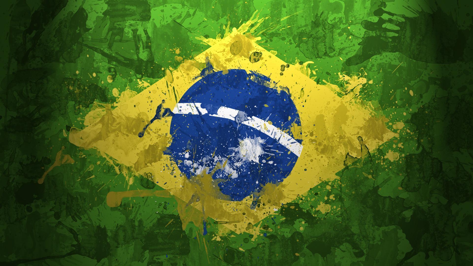 Brazil Flag Wallpapers - Top Free Brazil Flag Backgrounds - WallpaperAccess Motiv 