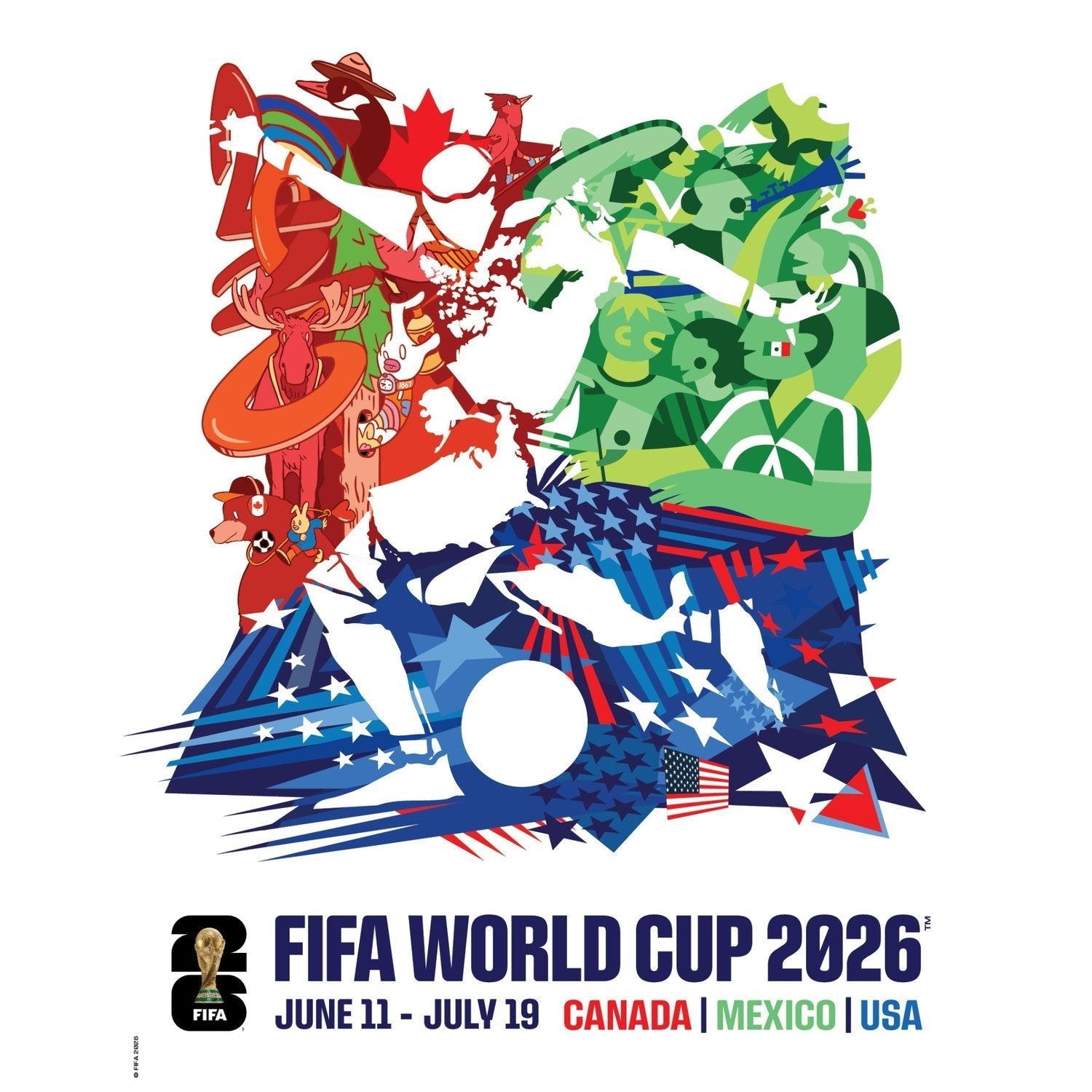  Official FIFA World Cup 2026 Posters – FIFA Official Store Motiv 