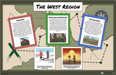  West Region Lesson Plans: Discover U.S. Geography & Culture Motiv 