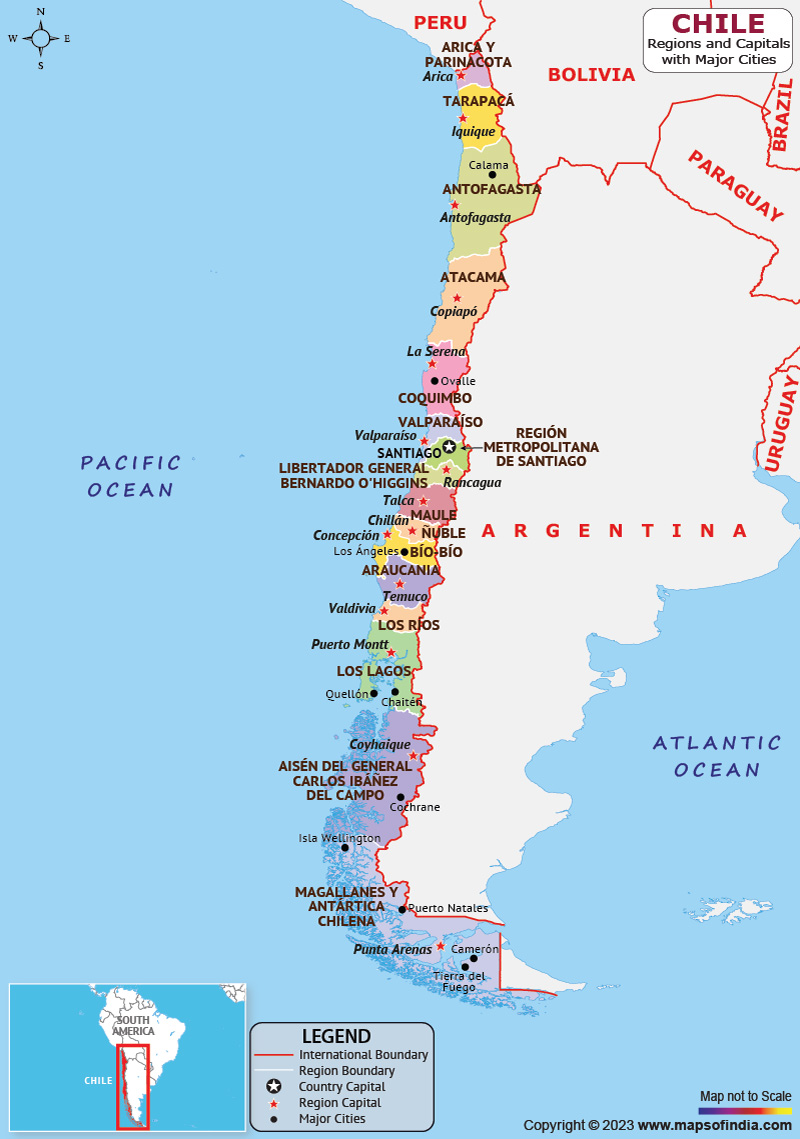  Chile Latitude And Longitude Map Bildidee 