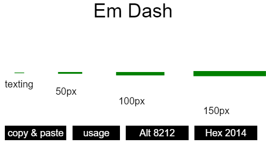  'Em-Dash' 