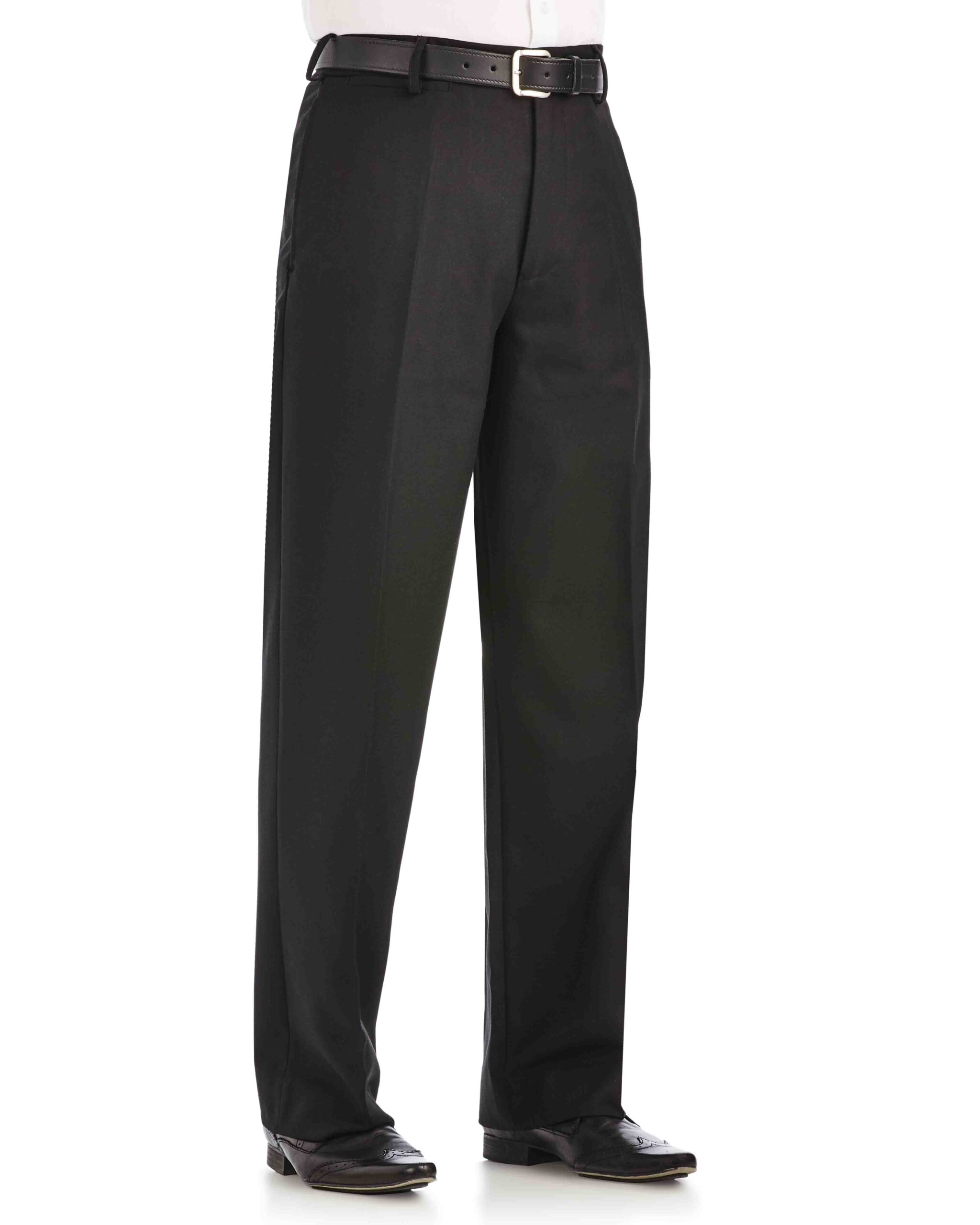 Copa Davis Argentina Italia – Solid black formal pants for women