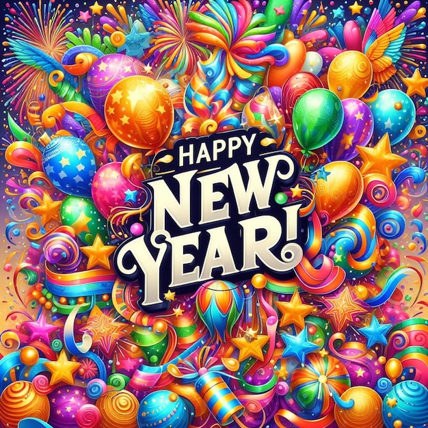  64,000+ Colorful New Year Greetings Pictures Bildidee 