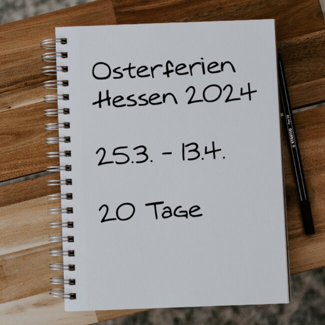 Osterferien In Hessen 2026 Kalender 2026 Hessen Kostenlos: Ferien-übersicht, Feiertage, Pdf